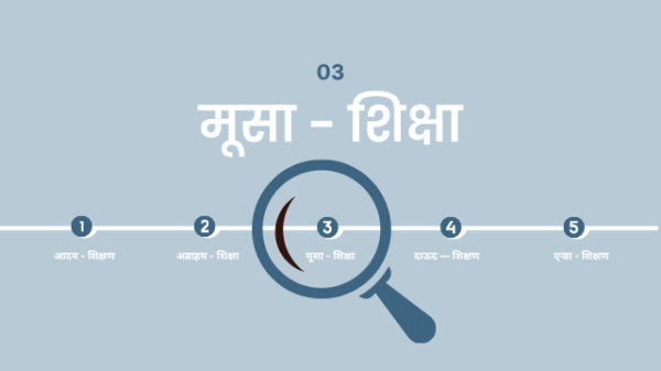 3.मूसा - शिक्षा